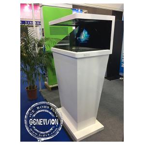 Kiosk Digital Signage 3d Hologram Projector Pyramid Full HD CE / RoHS Certificated