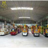 China Hansel hot selling Outdoor Trains Rides Kiddie Train Rides For Sale, Kiddie Trian Electric Indoor rides factory on sale