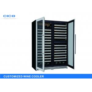 China Customized Dual Control Wine Refrigerator Power Saving Selfclosing Door supplier