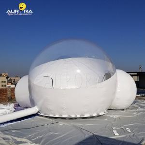 China Transparent Inflatable PVC Bubble House With 2m Tunnel Event Wedding Party supplier