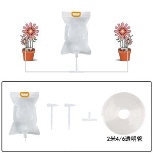 China Extra Large Plant Drip Irrigation Bag Automatic Watering Bags Self Automatic Watering System Drip Irrigation Device With Adjustable Valve Switch For Gardening Flower Outdoor, Clear wholesale