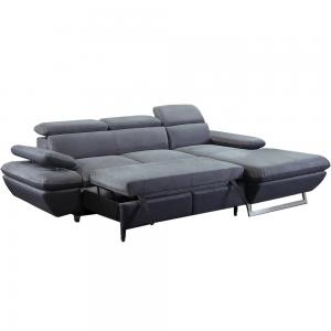 Nontoxic Queen Size Corner Storage Sofa , Anti Abrasion Bed Couch Sectional