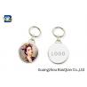 China Beautiful Girl Image Custom 3D Keychain , Personalised 3D Keyrings MET Material wholesale