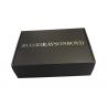 Custom Magnetic Closure Flip Lid Cardboard Shoe Boxes With Silver Foil Stamped