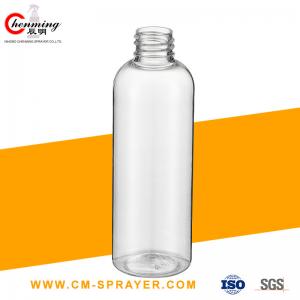 China Gel Sanitizer Hand Wash Pet Bottle Pump 250ml 100ml Clear Round Press  Container supplier