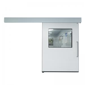 China 5mm Automatic Hospital Door Soundproof Double Automatic Glass Sliding Door supplier