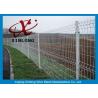 Curved Vinyl Coated Welded Wire Mesh , Yard Guard Bent Decorative Mesh Fence