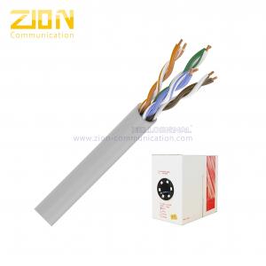 China UTP CAT5E Network Cable Copper Clad Aluminum with PVC Jacket  for Fast Ethernet supplier