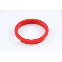 China Pressure Cooker Flat Rubber O Rings , Red High Temp O Rings For Butterfly Valve on sale