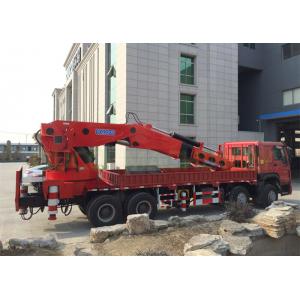Compact Design Truck Mounted Boom Crane , Truck Loader Crane Full Power Boom