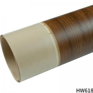 Wood Grain Vinyl PVC Sheet Laminate Covering For Table Top Furniture Cabinets