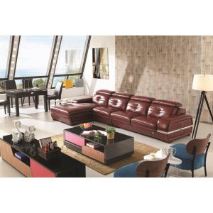 China luxury modern living room modern sectional leather sofa furniture supplier