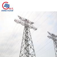 China 110kv 132kv Electric Transmission Tower Four Legged Lattice 15m on sale