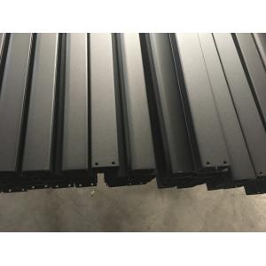 China Black Anodized Powder Coating aluminum frame extrusions for Roof Rack supplier