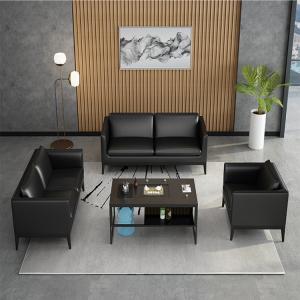 China Elegant Office Furniture Partitions / Meeting Room Leather Chair Set supplier