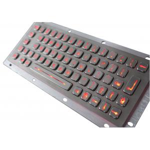 China Stainless Steel Backlit USB Keyboard IP65 Industrial kiosk Keypad supplier