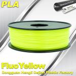 Materiais fluorescentes do filamento da impressora 3D Fluo-Amarela do PLA 1,75/3.0mm