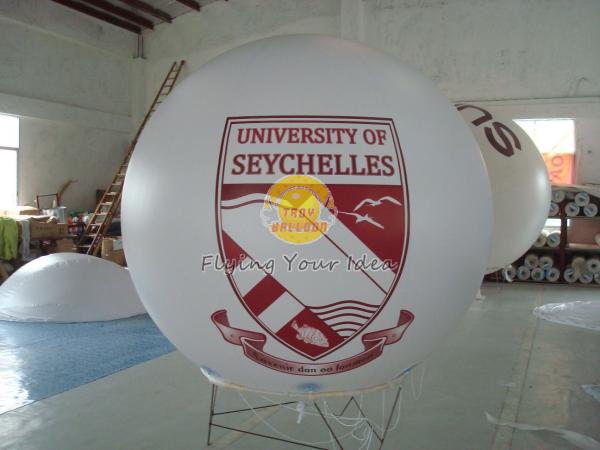 開始でき事のための 0.18mm ポリ塩化ビニールが付いているデジタル印刷業の広告のヘリウムの気球