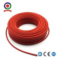 China DC Rated Black Red Solar Panel PV Cable 6mm2 Double Insulated Quality Wire on sale