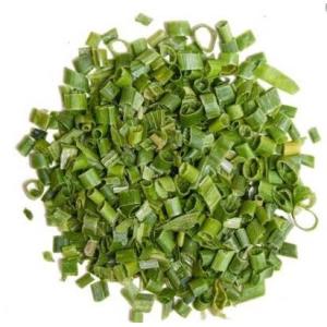 China Hot Air Dried Vegetables Dehydrated Chives Green Color Natural Food Grade supplier