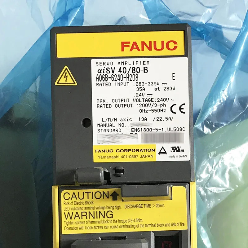 Déclencheur servo de Fanuc de l'achat A06B-6240-H208 1 morceau avec 12 mois de garantie