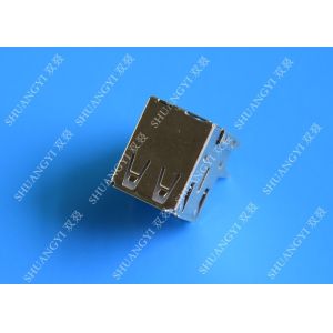 China 女性USBの充満コネクター、ライト級選手8 Pin二重USB 2.0のコネクターをタイプして下さい supplier