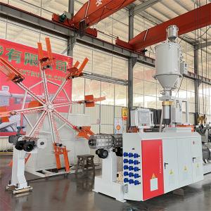 Durable Plastic Pipe Moulding Machine , High Speed PVC Tube Cutting Machine