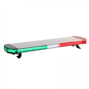 48" Green & Red Police LED Light Bar / Emergency Vehicle Light Bars DC12V