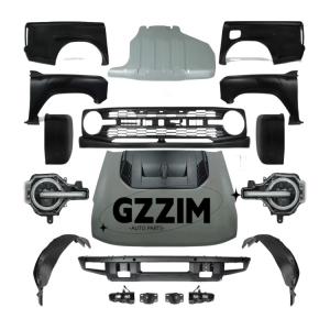 China Car Upgrade Parts Front & Rear Bodykit Conversion Kit For Ford Ranger Modify To Brounce wholesale