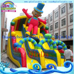 China Inflatable Water Slide Toy for Water Game Park Giant Inflatable Water Pool Slide for sale supplier