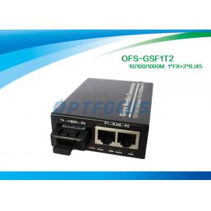 China 10 / 100 / 1000M Half Duplex rj45 Switch Fiber Optic Cat. 5 UTP cable without module supplier