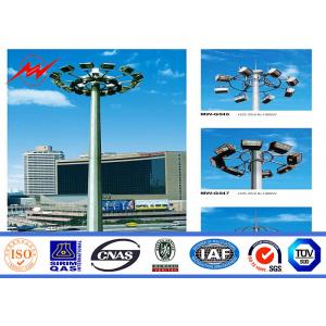 High strength Anti-corrosion Coating High Mast Pole with 400w HPS lights