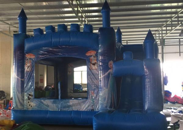 Yard Inflatable Bouncy Jumping Castles With Zipper Outlets To Deflate The