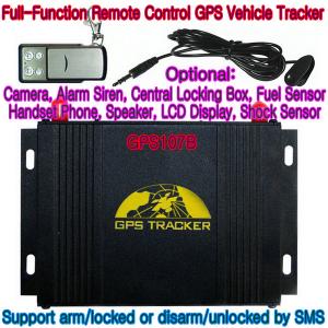 China GPS107B All-In-One AVL GPS Vehicle Tracker W/ Photo Snapshot, Remote-Control & 2-Way talk supplier