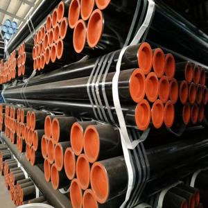 Round ASTM A53 Carbon Steel Pipe API Black Seamless