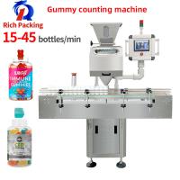 China PLC Touch Control 8 Channel Automatic Counting Machine Bottling Gummy Bear Candy Tablet Capsule on sale
