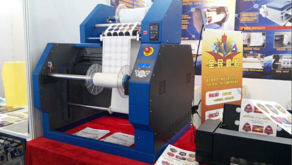 Automatic Roll To Roll Digital Cutter Adhesive For Paper Label Cutting