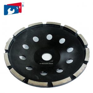 180mm Angle Grinder Diamond Cup Wheel Black Color For Concrete Floor