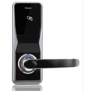Manual RFID Electronic Door Lock , Zinc Alloy Smart Card Hotel Lock