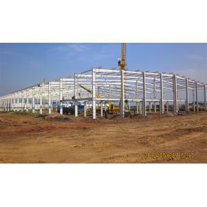 China Large Span Pre Engineered Metal Buildings Structure Construction / Steel Plant Buildings supplier