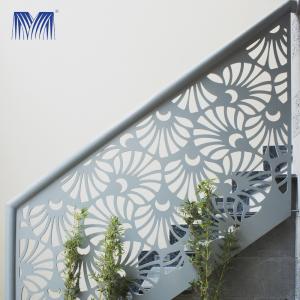 Modern Aluminium Staircase Railing Luxury Balcony Aluminum Step Railing