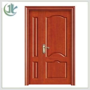 Termite Resistant Wood Double Doors , Unequal Double House Door