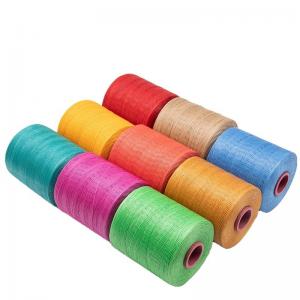 Flat Waxed Thread Type 1mm 210D Yarn Count Sewing Thread for Crochet