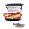China Zebra Tone Warm Humbucker Pickup Set with Adjustable Pole Spacing for Guitar Tone Enhancement wholesale