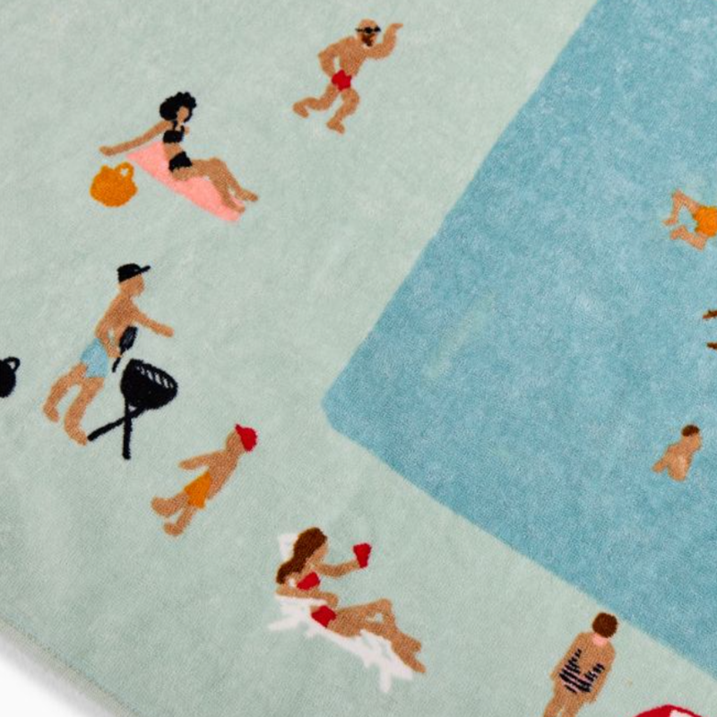 China Custom Cotton Towel with Embroidery for Gifts | Luxury Quick-Dry Towel for Beach, Pool & Vacation with Custom Initials wholesale