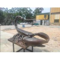 China Paint Outdoor Scorpion Sculptures , Outdoor Bronze Animal Statues on sale