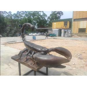 Paint Outdoor Scorpion Sculptures , Outdoor Bronze Animal Statues