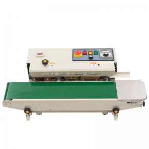 China Semi Auto Vertical Sealing Machine , Continuous Band Sealer Machine For Small Food Bag supplier
