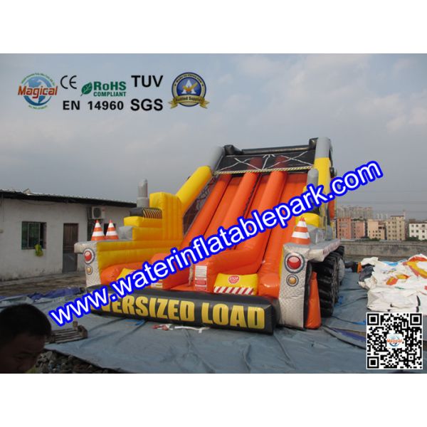 Customized Car Shape Inflatable Slide for Advertising
