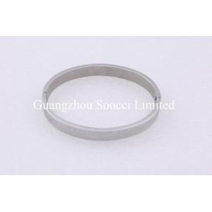 China Stainless Steel Magnetic Bracelet with Engrave Patterns High Quality Plating Bangle supplier